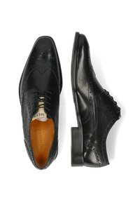 Chaussures Ghillie Richelieu En Cuir Noir Pour Kilt Écossais - Style Oxford - Semelle Caoutchouc - Taille 43 EU
