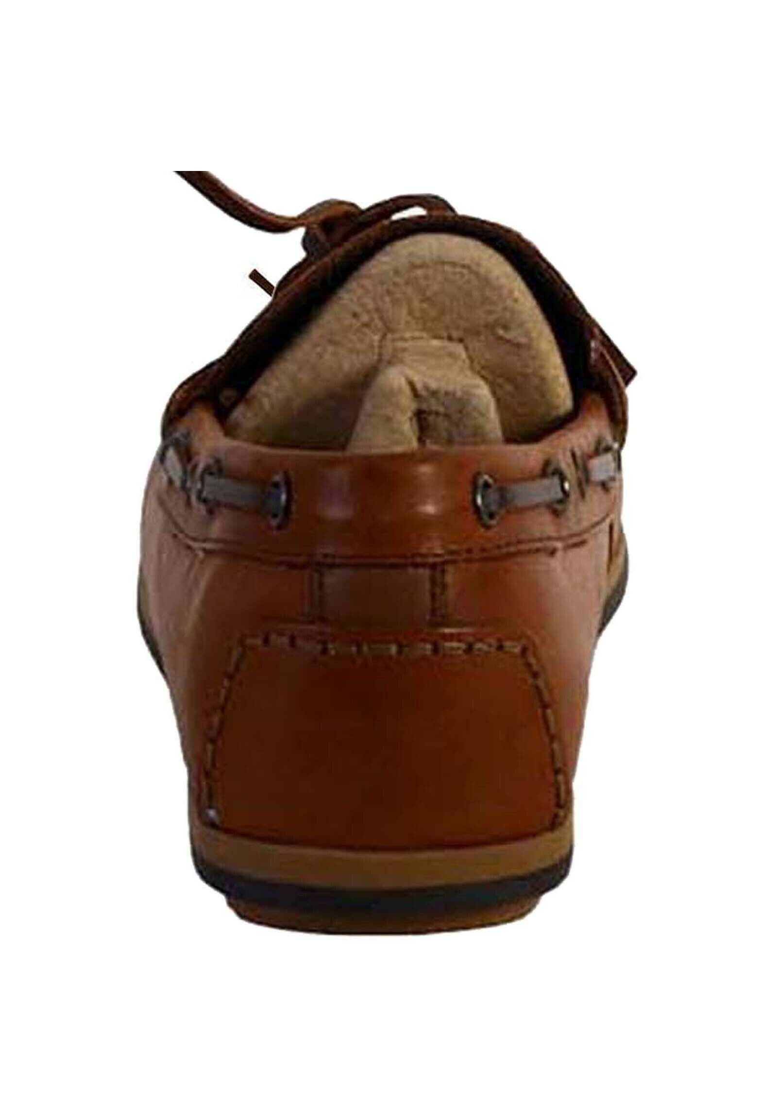 Geox GEOX MIRVIN - Boat shoes - cognac 