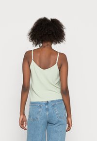 ONLY ONLMETTE STRAP BUTTON - Top - desert sage