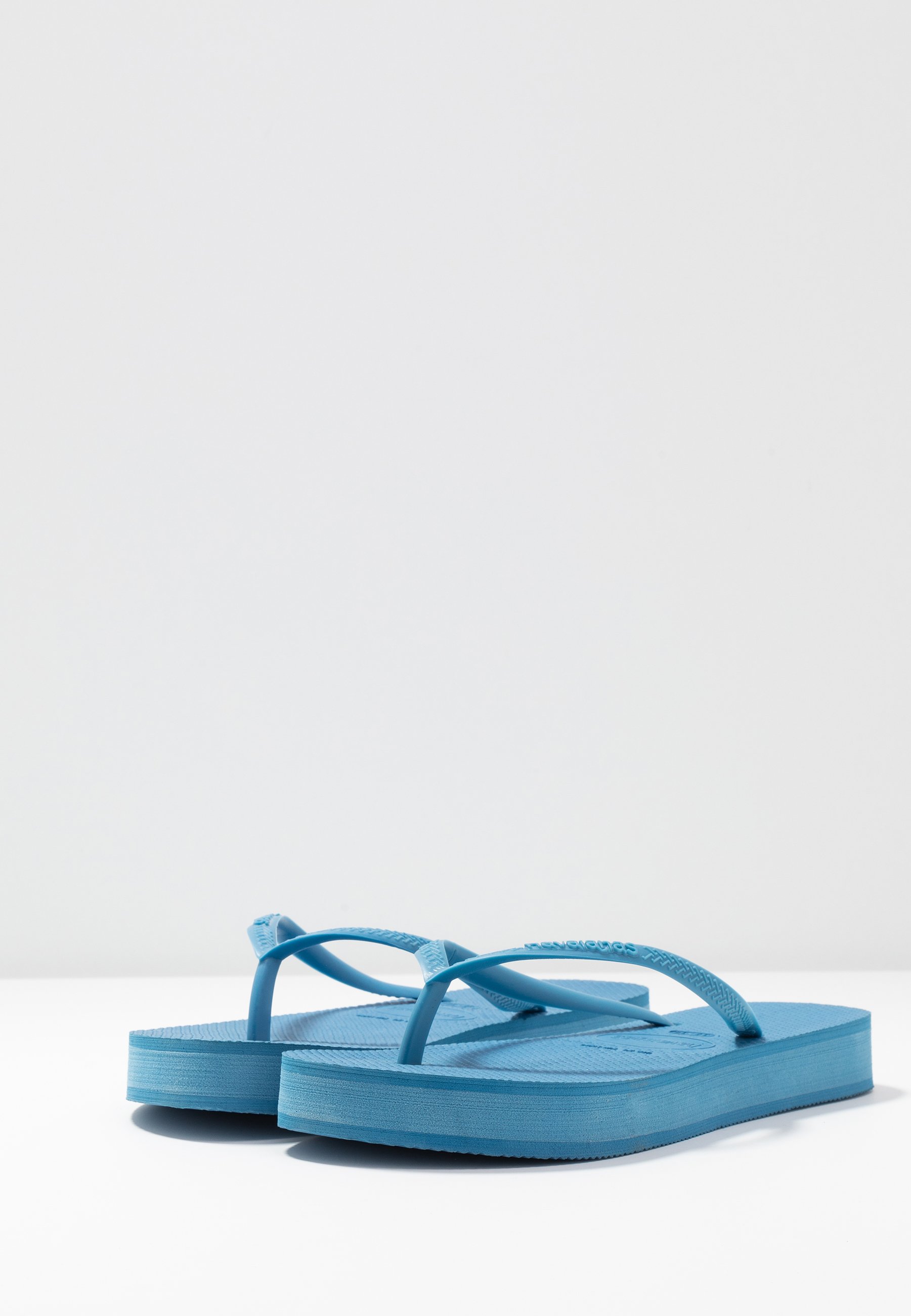 Havaianas SLIM FLATFORM Badesko blue steel Zalando.no Havaianas SLIM FLATFORM Badesko blue steel Zalando.no