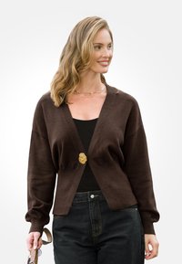 Chaqueta de punto - dark brown