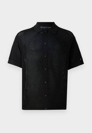 Tommy Hilfiger STRUCTURE OPEN SHIRT - Chemise - black