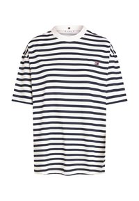 MODERN STRIPE - Trükipildiga T-särk - ancient white/desert sky