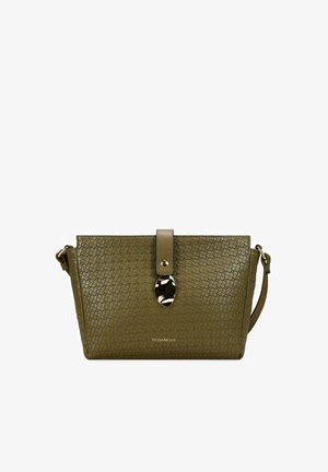 Bosanova, BOLSO BANDOLERA VERDE CON SOLAPA DE METAL - Bandolera - verde