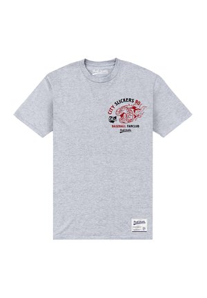 Henry Tiger PARK FIELDS CITY SLICKERS - Triko s potiskem - heather grey