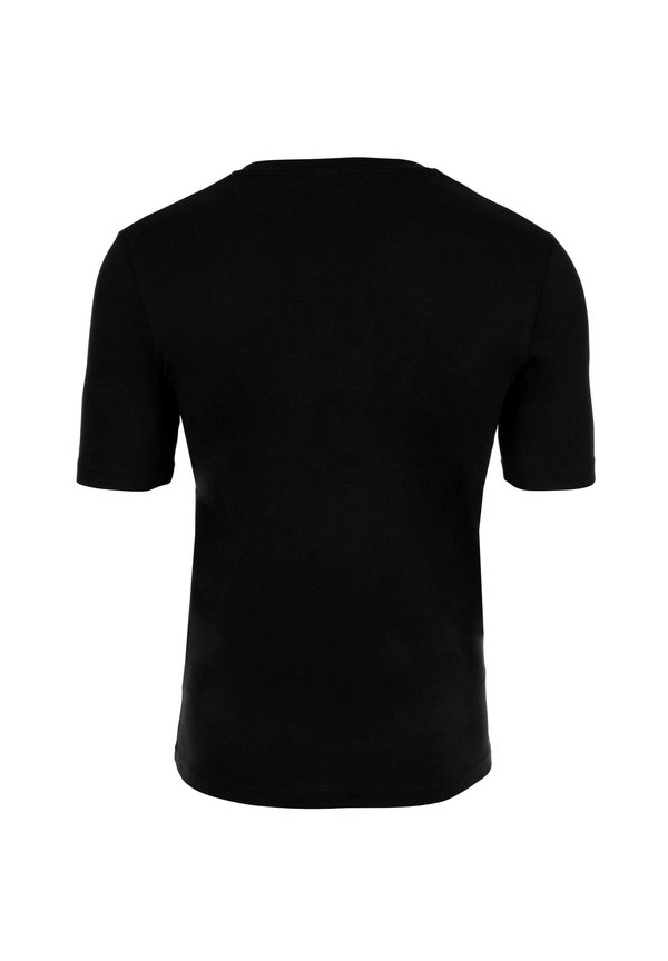 5ER PACK LEOGRA CREW NECK KURZARM RUNDHALS 
 LOGO  - Print T-shirt - schwarz weiß blau grün beige2