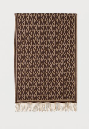 ALL OVER SCARF UNISEX - Šála - dark camel/chocolate