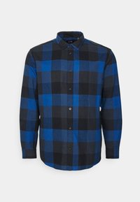 Only & Sons ONSGUDMUND LIFE CHECK SHIRT - Camicia - dark navy/blu scuro