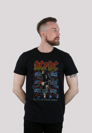 ACDC BLOW UP YOUR VIDEO - ROCK METAL MUSIK BAND FAN MERC - Print T-shirt - black