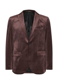 MAGEORGE ELEGANT VELVET BLAZER - Bleizers - bitter chocolate