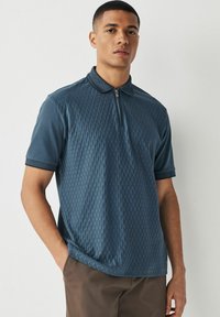 Next - TEXTURED - Polo majica - blue Minijatura 1