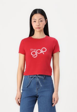 Print T-shirt - modern red