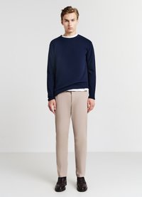 Calliope GIROCOLLO TINTA UNITA - Long sleeved top - blu notte