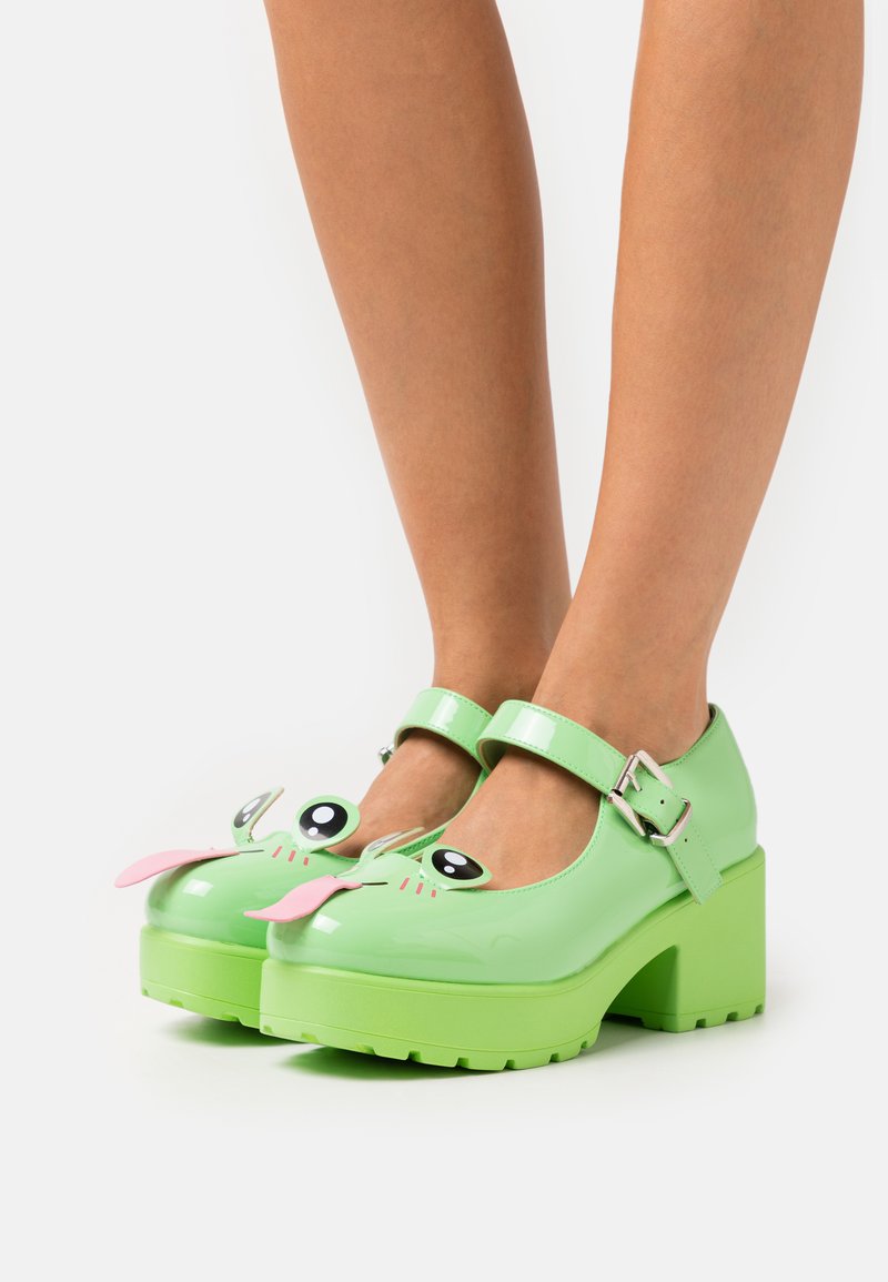 Koi Footwear TIRA MARY JANES CHEEKY FROG EDITION Platform heels green Zalando