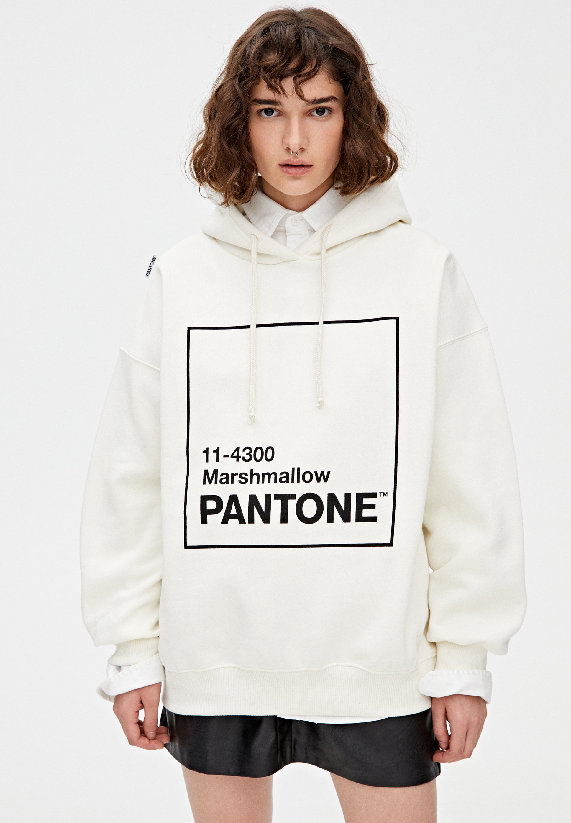 PULL&BEAR MARSHMALLOW Hoodie white Zalando.nl Marshmallow hoodie | Etsy