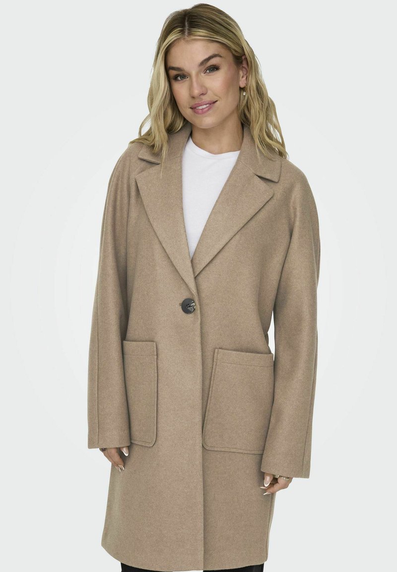 ONLY ONLNEWVICTORIA LIFE COAT - Cappotto classico - simply taupe