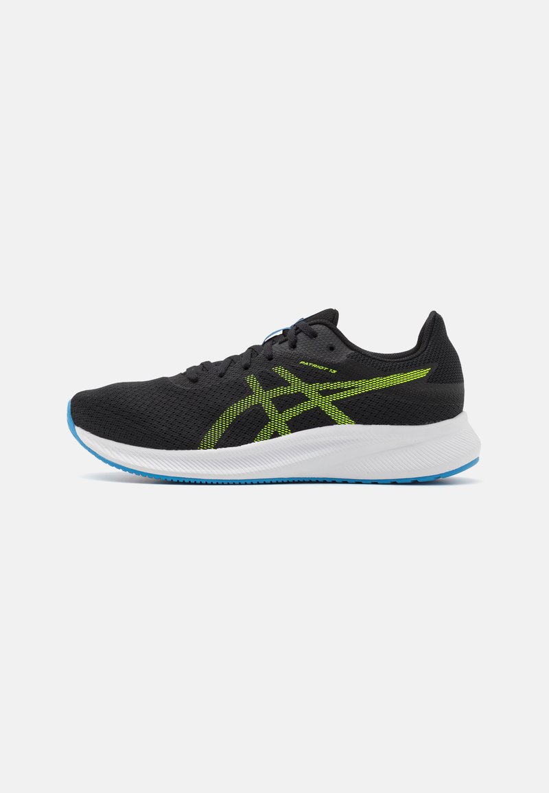 ASICS PATRIOT 13 - Tenisice za cestovno trčanje - black/electric lime