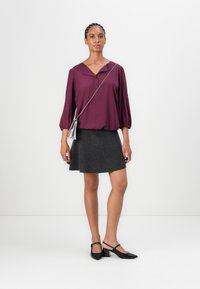 TOM TAILOR DENIM SKATER SKIRT - Trapecinis sijonas - shale grey