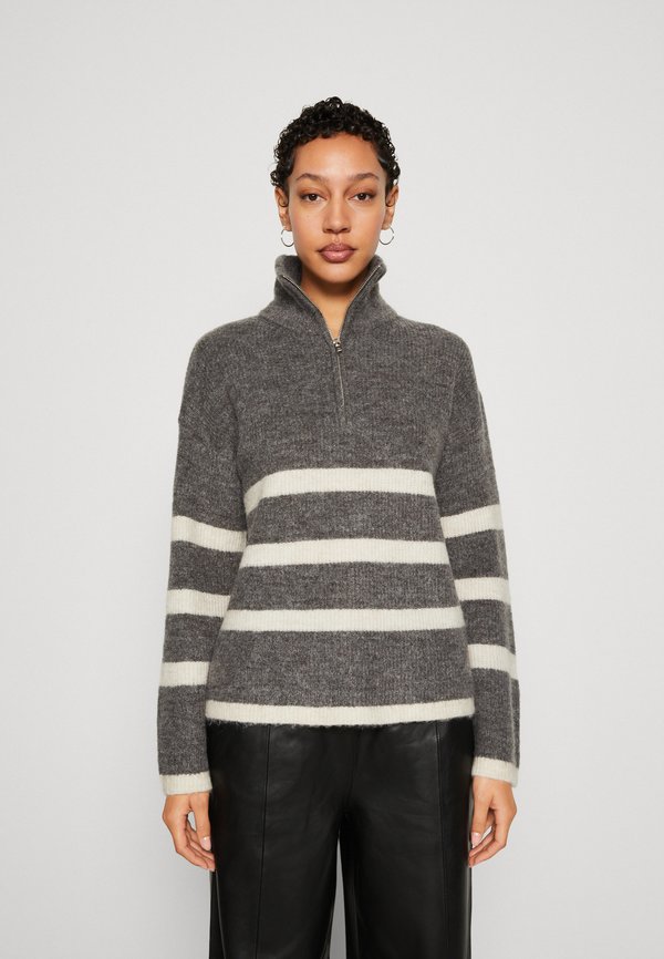 SLFMALINE LS HALF ZIP NOOS - Strickpullover