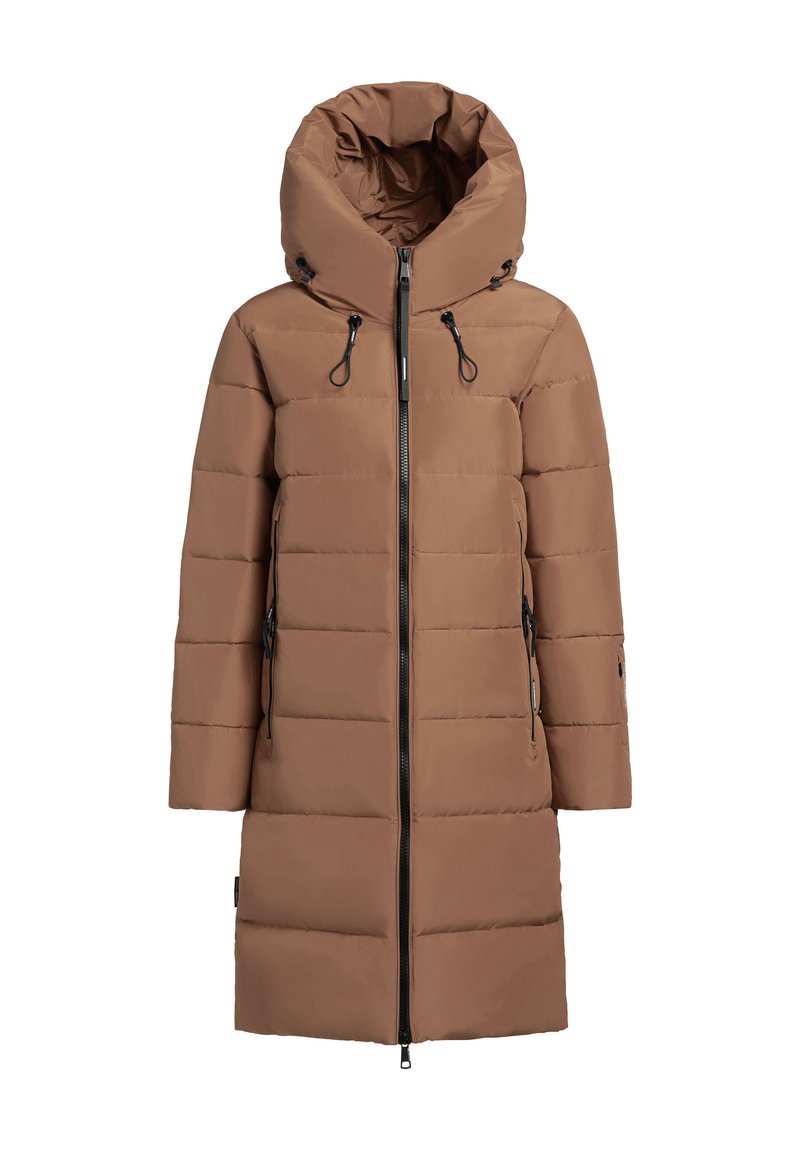 khujo Wintermantel lichtbruin