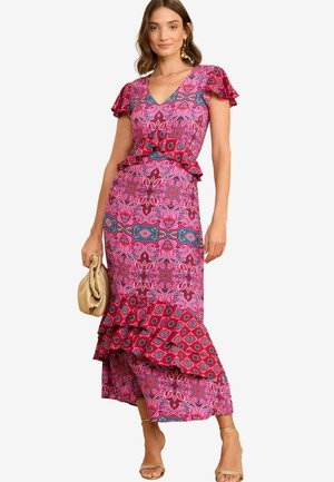 Love & Roses MIDI  - Vapaa-ajan mekko - pink tile
