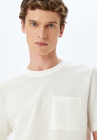 Koton SHORT SLEEVE - T-paita - white