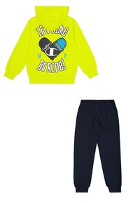 Champion PLAY WITH GRAPHICS SET - Chándal - neon yellow