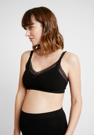 MILK MATERNITY NURSING SEAMLESS BRA - T-krekla krūšturis - black