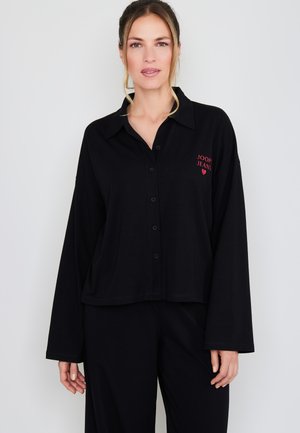 Pyjamashirt - black