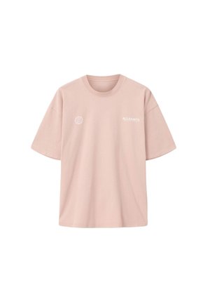 AllSaints, EMBLEM CREW - T-shirts med print - sunbaked pink