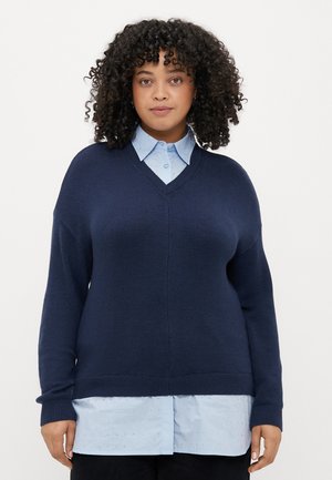 CARDAGMAR COLLAR MIX - Pulóver - night sky/kentucky blue