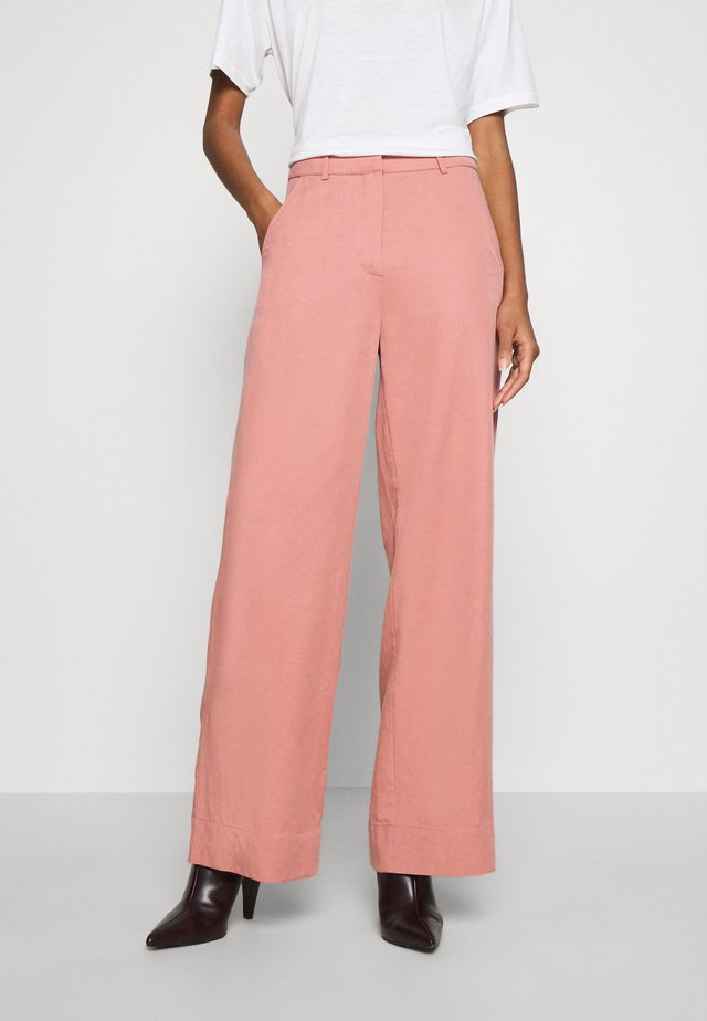 PRIYA TROUSERS - Trousers - ash rose