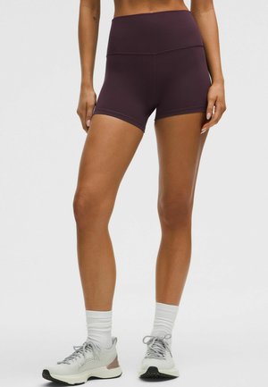 Tights - black plum-