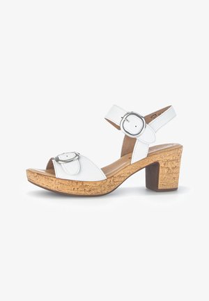 Gabor PLATEAU - Sandali con plateau - weiss