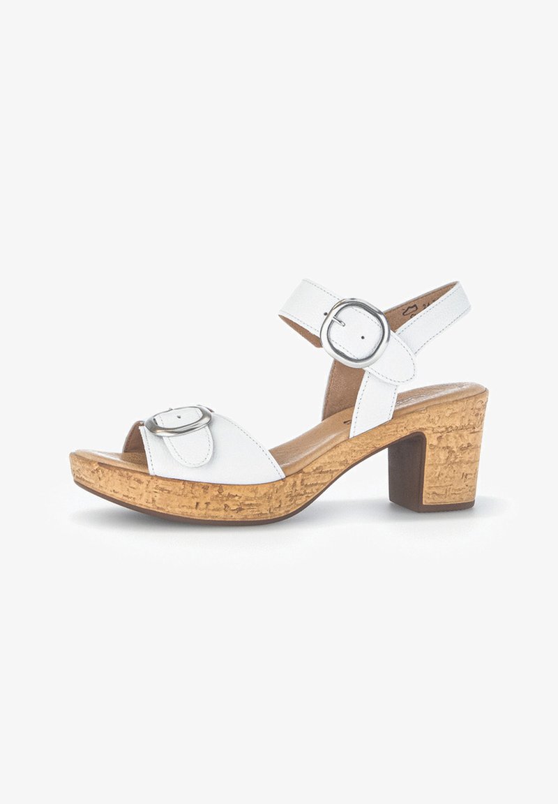Gabor PLATEAU - Sandalias con plataforma - weiss