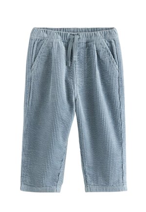 REGULAR FIT - TEXTURED PULL ON - Trousers - light blue
