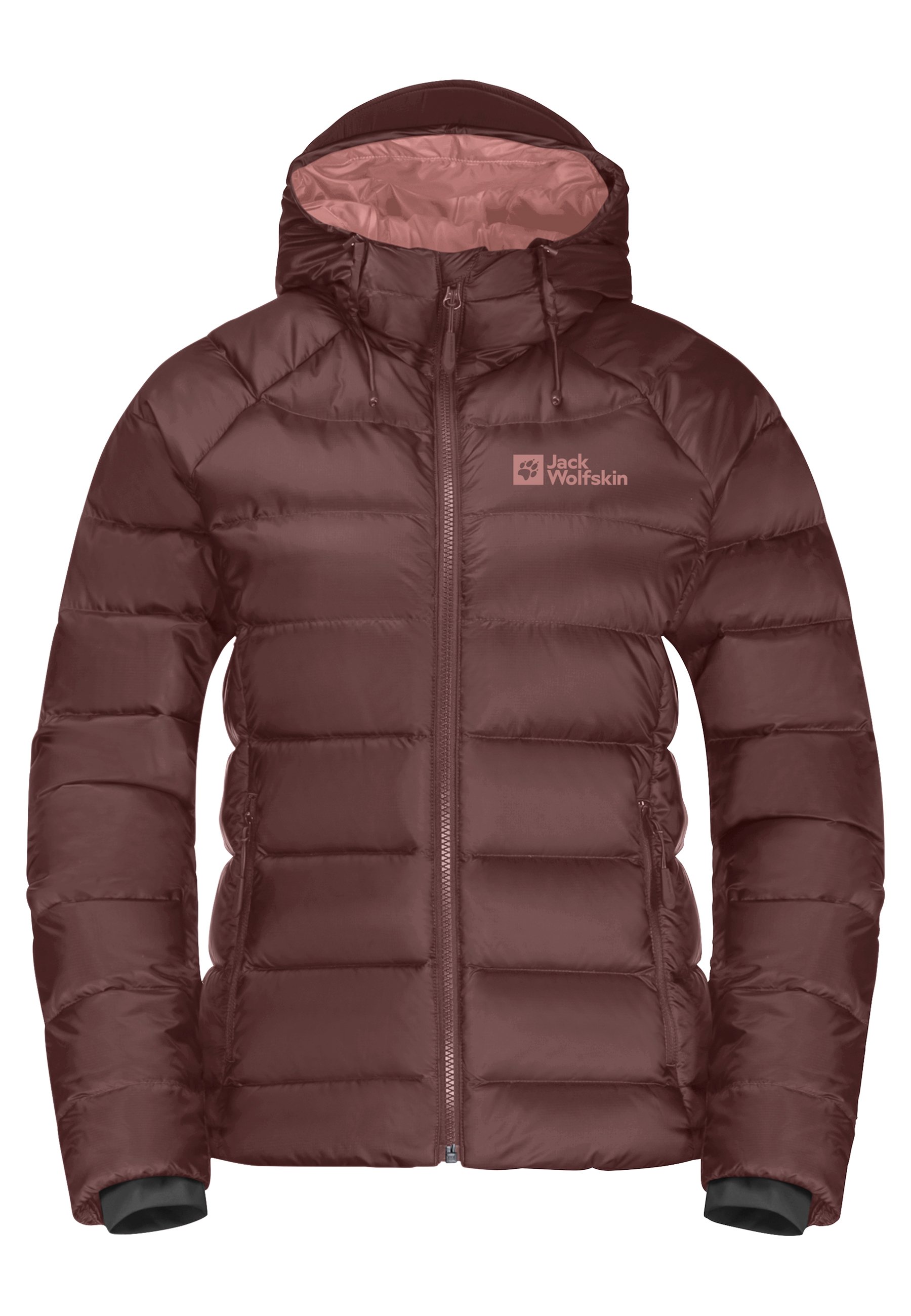 Jack Wolfskin NEBELHORN Daunenjacke dark maroon/braun Zalando