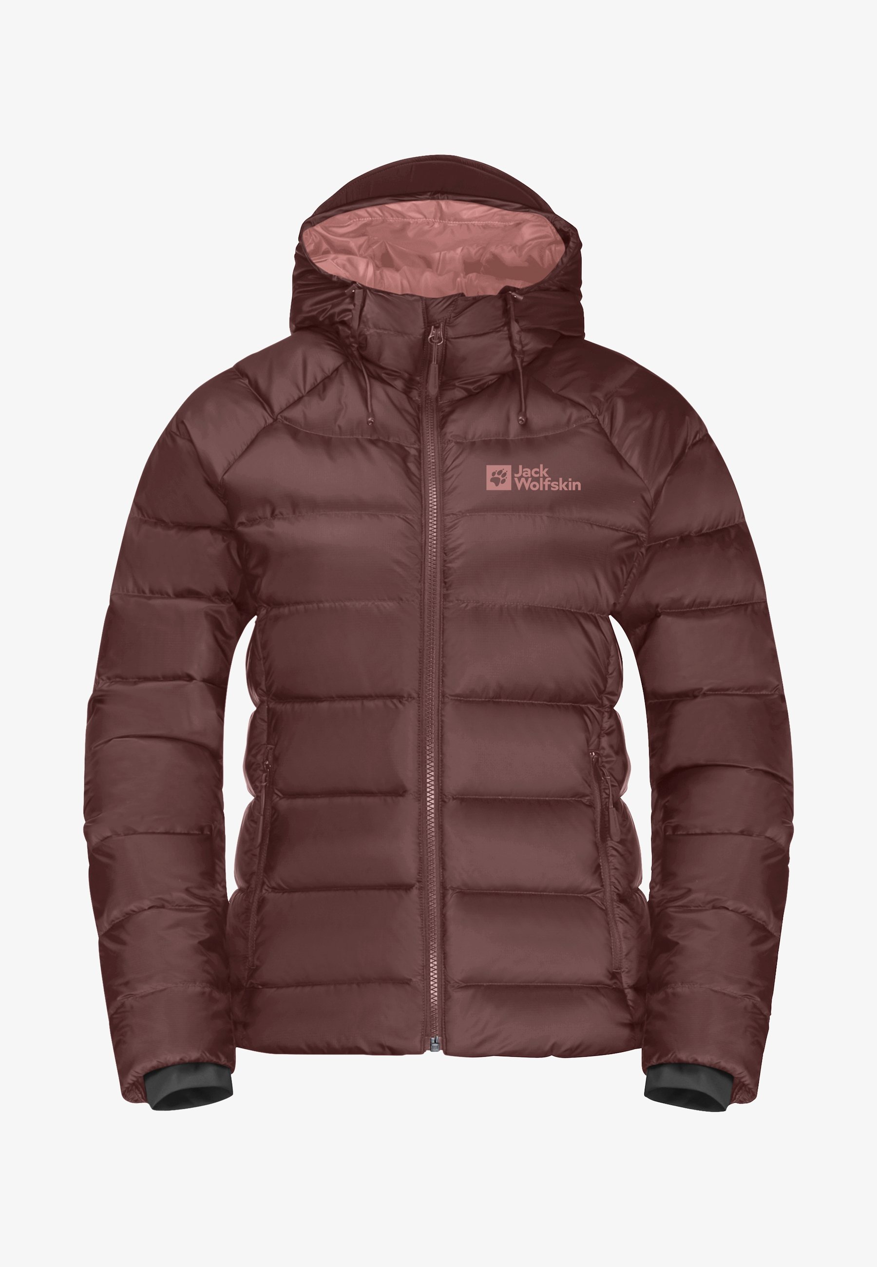 Jack Wolfskin NEBELHORN Daunenjacke dark maroon/braun