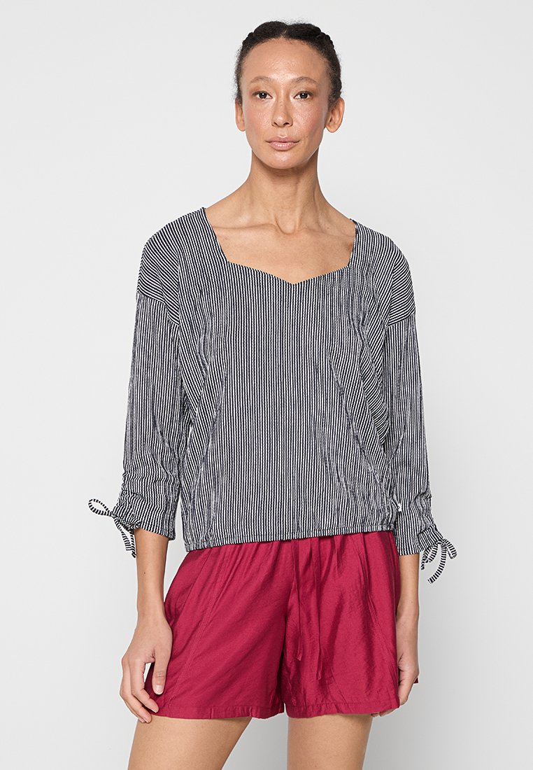 Tom Tailor Denim Blouse donkerblauw