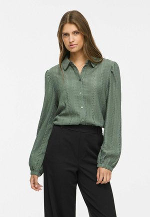VILA, SHIRT VIZANIA LONG SLEEVED - Chemisier - laurel wreath