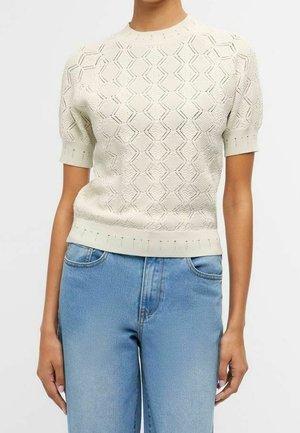 Camiseta estampada - beige
