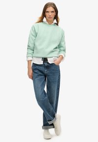 Superdry & Co ESSENTIAL LOGO - Sudadera - minted green marl