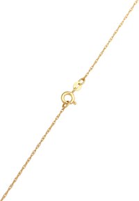 Goldfarbene Kettenarmband mit gedrehter Design, ausgestattet mit einem Karabinerverschluss für einen sicheren Halt und einer glatten, glänzenden Oberfläche.