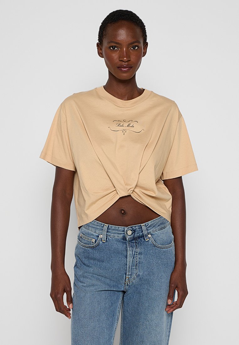 MOSCHINO JEANS T-shirt print beige