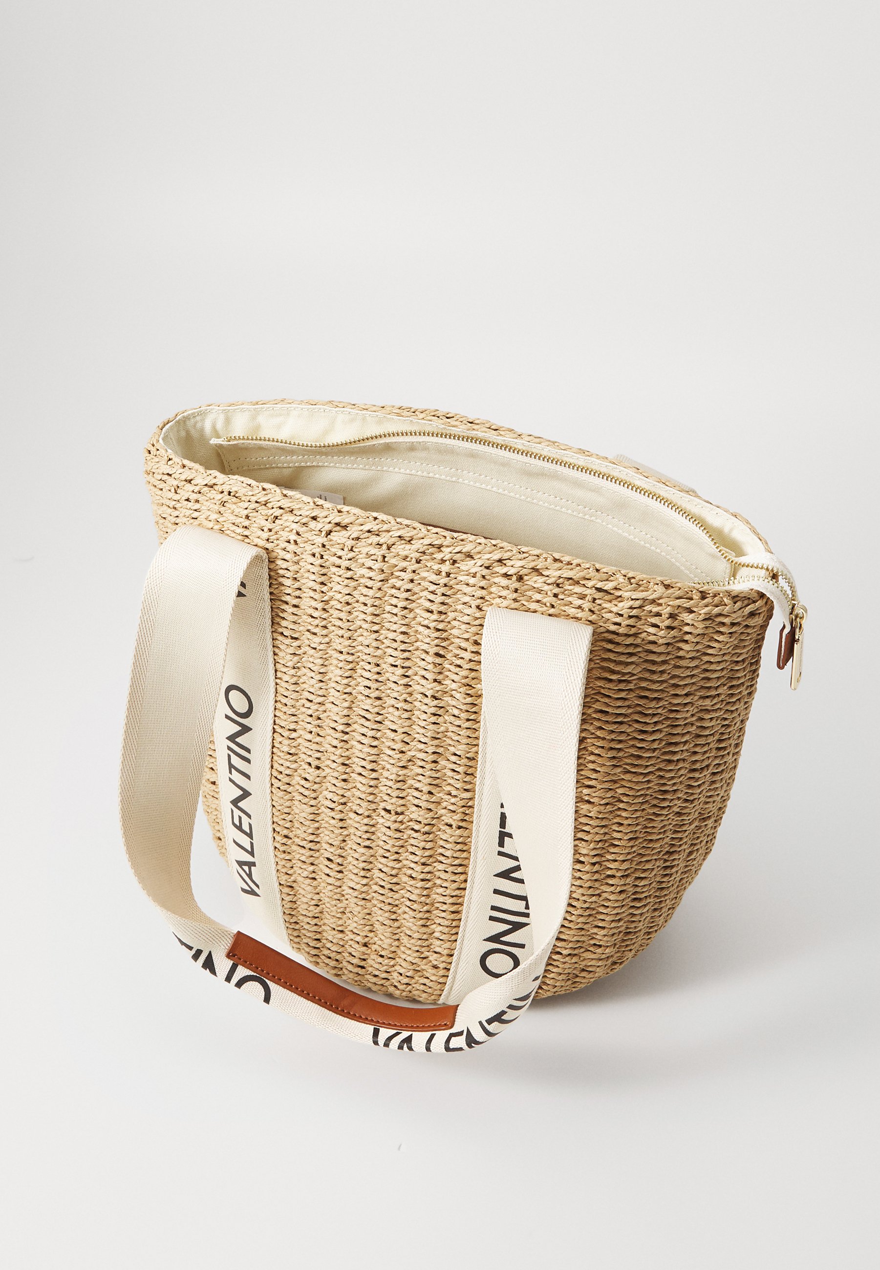 Valentino Bags｜SHANNON MIR カゴショッパーバック Valentino Bags SHANNON MIR - Tote bag - naturale/cuoio/beige