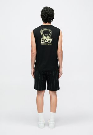 TRAIN GRAPHIC TANK - Μπλούζα - black