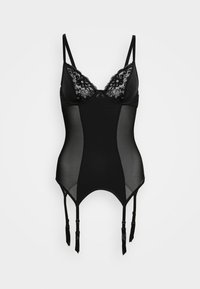 LASCANA TOP THONG SET - Korsage - black