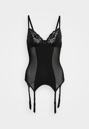 LASCANA TOP THONG SET - Korsage - black