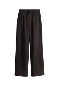 HIGH RISE LONG WIDE FIT - Broek - midnight brown