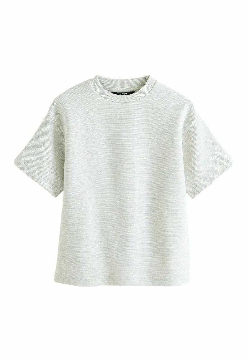 Next SHORT SLEEVE TEXTURED  - Jednoduché tričko - grey